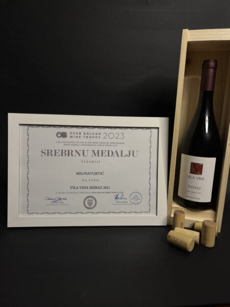 Širaz Vinarije Vila Vina Milosavljević na festivalu vina Open Balkan Wine Vision